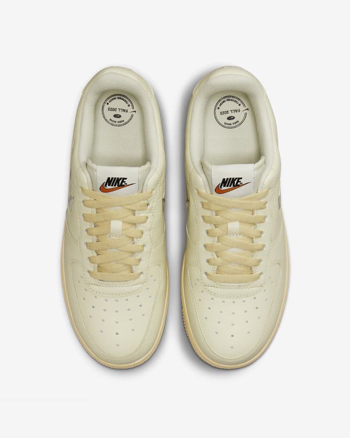 Zapatillas Nike Air Force 1 '07 LX Mujer Limón Azules Amarillo Beige | FUCJS-7543