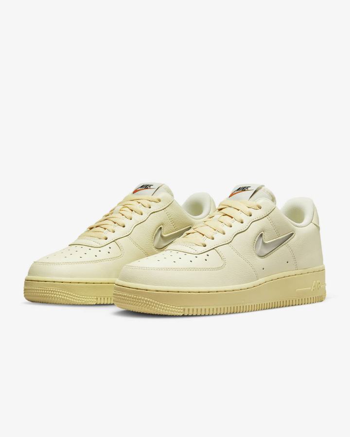 Zapatillas Nike Air Force 1 '07 LX Mujer Limón Azules Amarillo Beige | FUCJS-7543