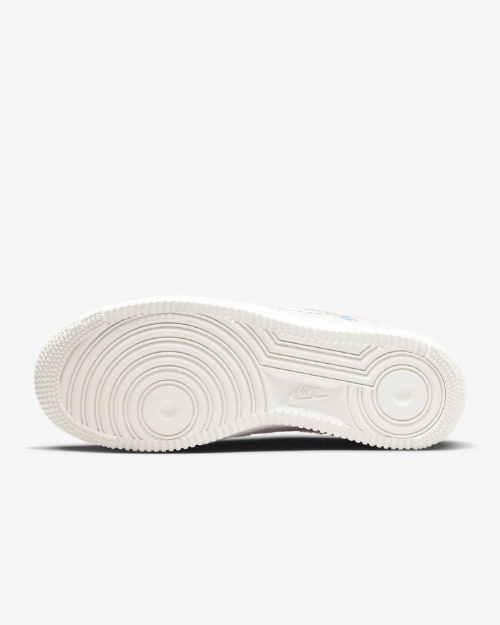Zapatillas Nike Air Force 1 '07 LX Mujer Blancas Verde Naranjas | RXISC-0793