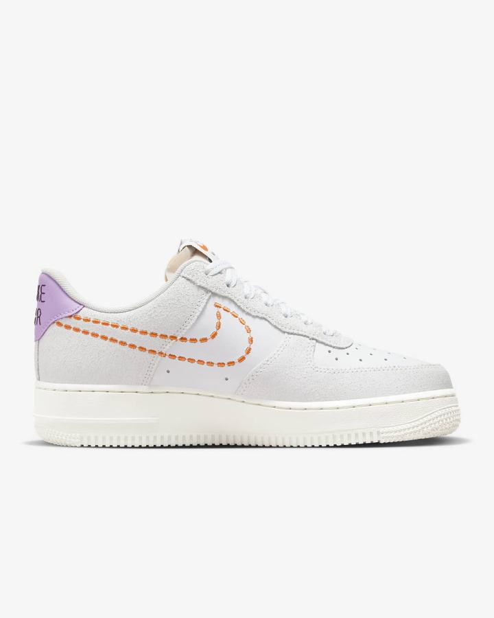Zapatillas Nike Air Force 1 '07 LX Mujer Blancas Verde Naranjas | RXISC-0793