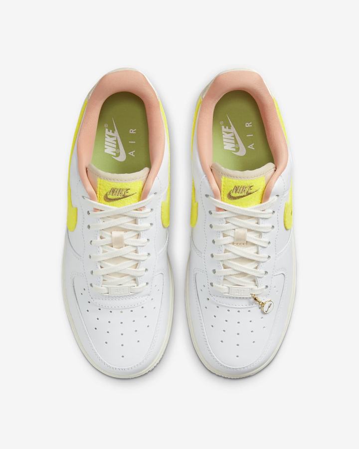 Zapatillas Nike Air Force 1 '07 LX Mujer Blancas Amarillo | TZGVO-9532