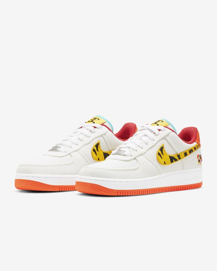 Zapatillas Nike Air Force 1 '07 LX Mujer Blancas Doradas | YARJF-0347
