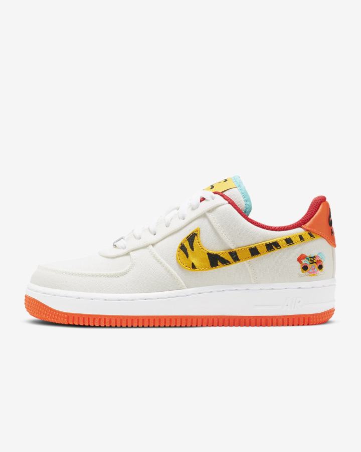 Zapatillas Nike Air Force 1 '07 LX Mujer Blancas Doradas | YARJF-0347