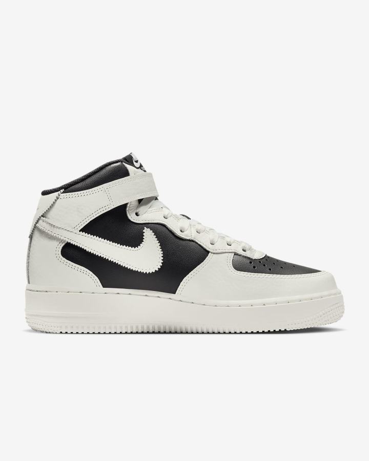 Zapatillas Nike Air Force 1 '07 Mid Mujer Negras | CVLPE-2863
