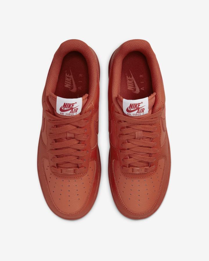 Zapatillas Nike Air Force 1 '07 Mujer Naranjas Blancas Naranjas | OYNBQ-0726