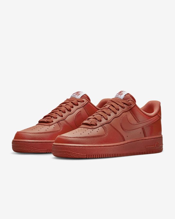 Zapatillas Nike Air Force 1 '07 Mujer Naranjas Blancas Naranjas | OYNBQ-0726