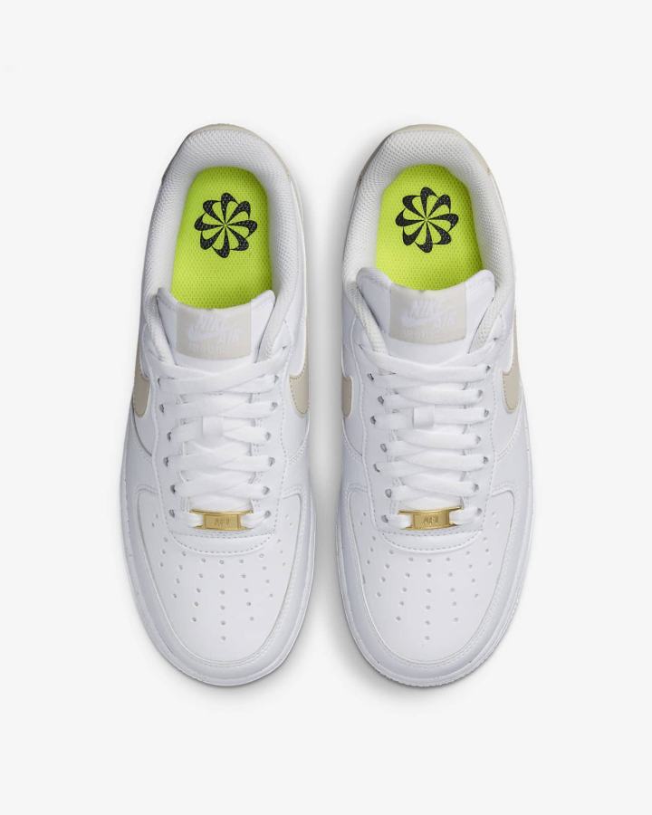 Zapatillas Nike Air Force 1 '07 Next Nature Mujer Blancas Metal Doradas Marrones Claro | GECDK-5387
