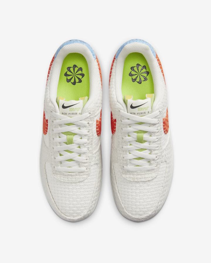 Zapatillas Nike Air Force 1 '07 Next Nature Hombre Azules Naranjas | PLHSV-1469