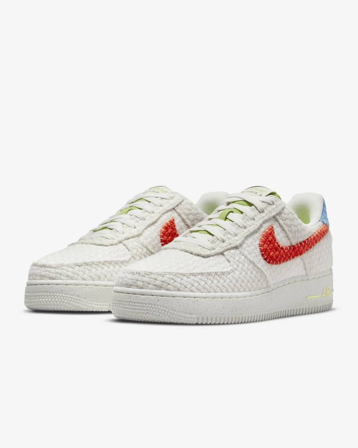 Zapatillas Nike Air Force 1 '07 Next Nature Hombre Azules Naranjas | PLHSV-1469