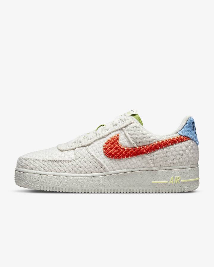 Zapatillas Nike Air Force 1 '07 Next Nature Hombre Azules Naranjas | PLHSV-1469