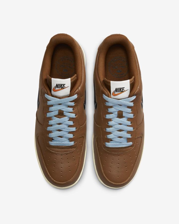 Zapatillas Nike Air Force 1 '07 Premium Vintage Hombre Naranjas Negras | XRPHK-6093