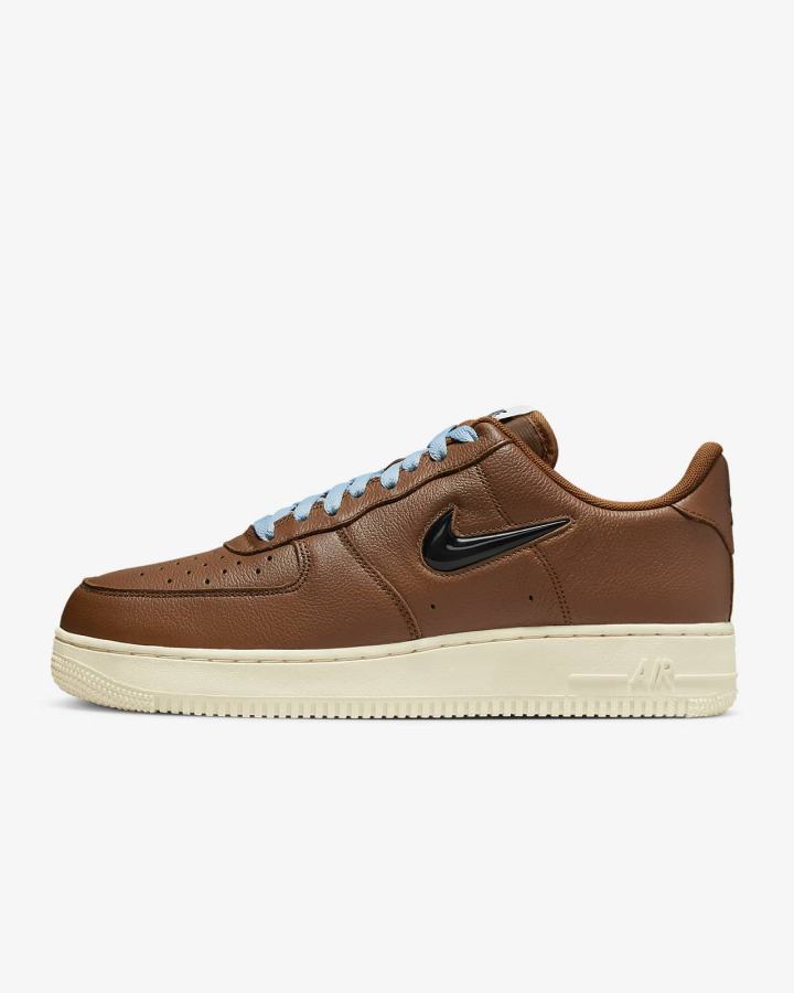 Zapatillas Nike Air Force 1 '07 Premium Vintage Hombre Naranjas Negras | XRPHK-6093