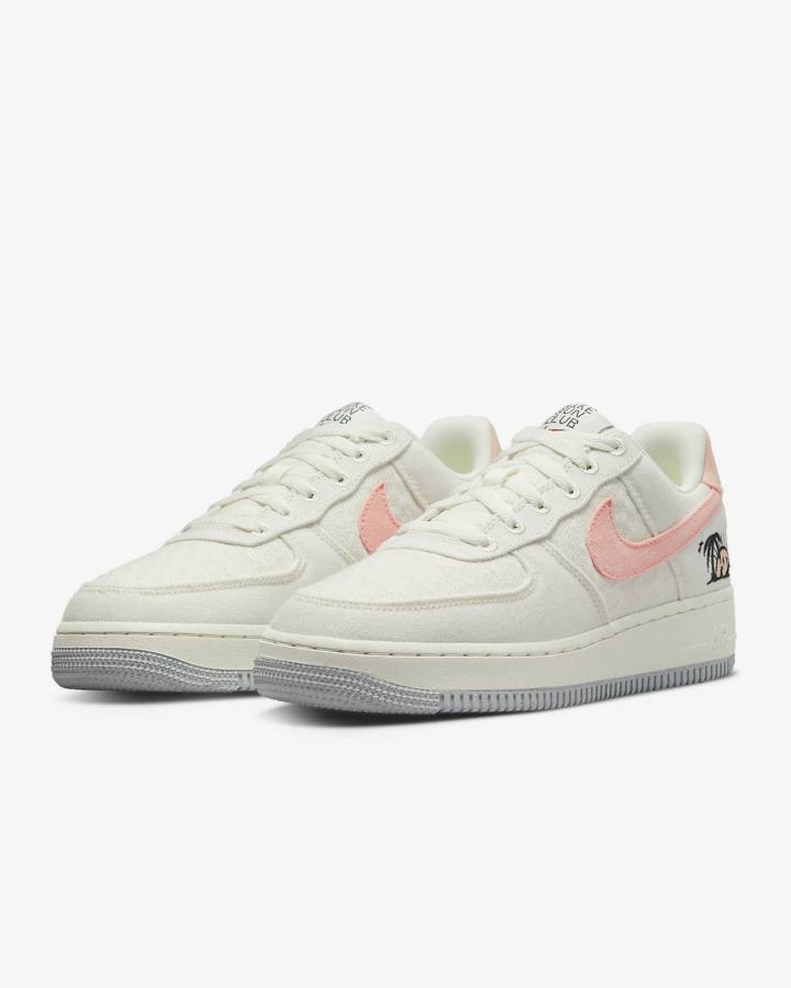 Zapatillas Nike Air Force 1 '07 SE Mujer Negras Verde Naranjas | GSFLC-3795