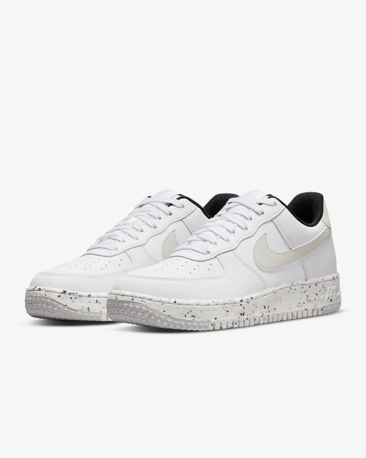 Zapatillas Nike Air Force 1 Crater Next Nature Hombre Blancas Negras Beige Claro | PJEXT-6158