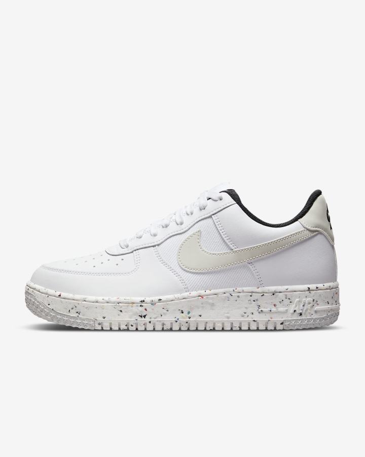 Zapatillas Nike Air Force 1 Crater Next Nature Hombre Blancas Negras Beige Claro | PJEXT-6158