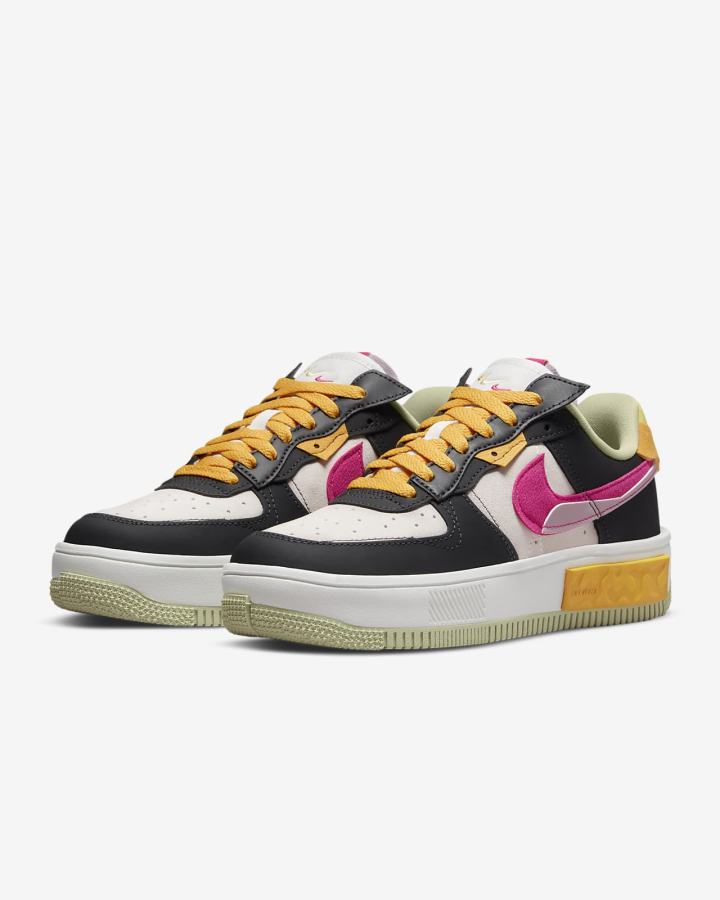 Zapatillas Nike Air Force 1 Fontanka Mujer Blancas Moradas Rosas | FUEVM-0398
