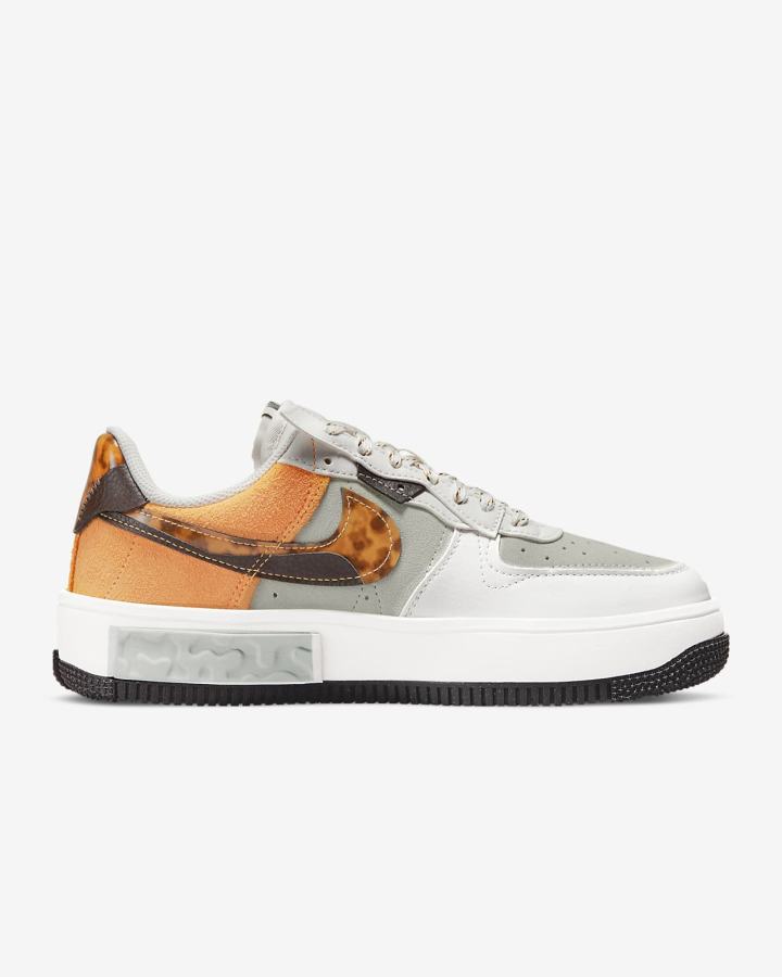 Zapatillas Nike Air Force 1 Fontanka Mujer Marrones Beige Claro Amarillo | KQHPW-5671