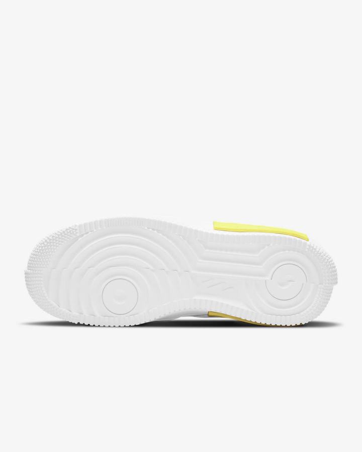Zapatillas Nike Air Force 1 Fontanka Mujer Blancas Amarillo Blancas | PTRAC-6379