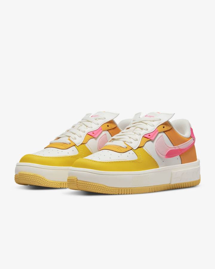Zapatillas Nike Air Force 1 Fontanka Mujer Blancas Rosas | ZHBLG-0261