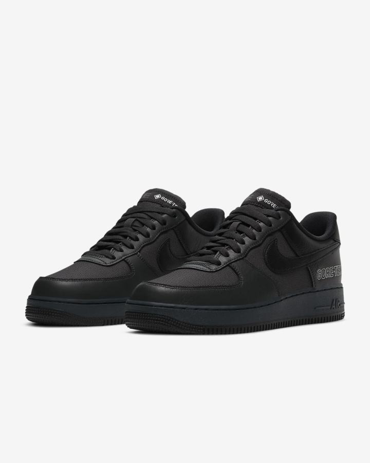 Zapatillas Nike Air Force 1 GTX Hombre Gris Oscuro Negras | DUWYK-4863