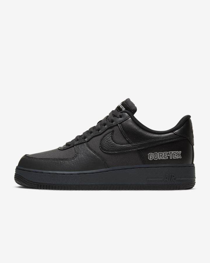 Zapatillas Nike Air Force 1 GTX Hombre Gris Oscuro Negras | DUWYK-4863