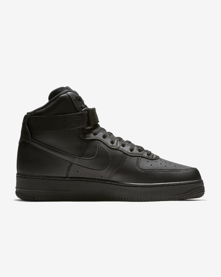 Zapatillas Nike Air Force 1 High '07 Hombre Negras | GAEIP-6379