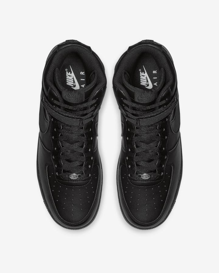 Zapatillas Nike Air Force 1 High '07 Hombre Negras | GAEIP-6379