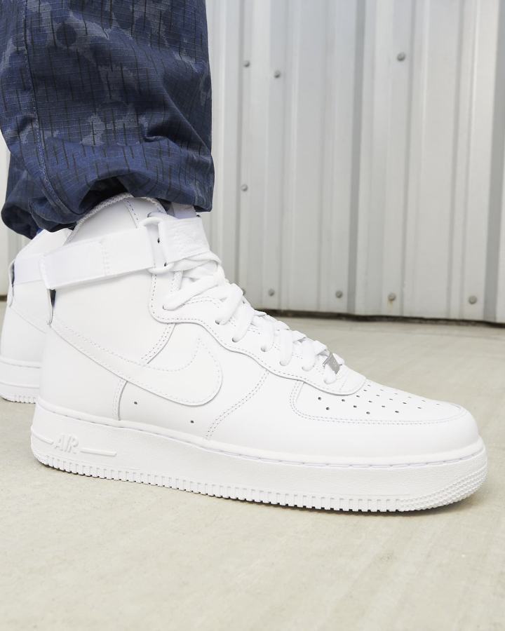 Zapatillas Nike Air Force 1 High '07 Hombre Blancas | QZEPB-5680