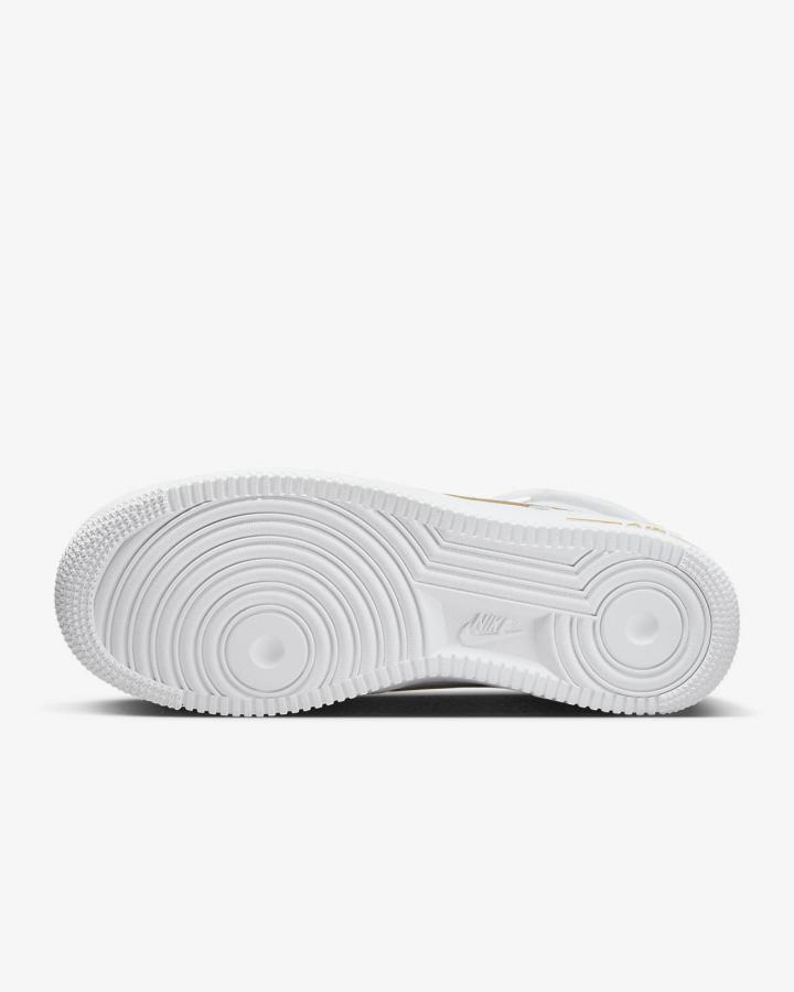 Zapatillas Nike Air Force 1 High Mujer Blancas Metal Doradas | EJAYX-1804