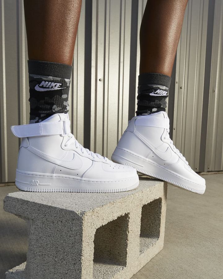 Zapatillas Nike Air Force 1 High Mujer Blancas | WBDSY-3409
