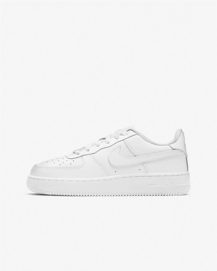 Zapatillas Nike Air Force 1 LE Kids Niño Blancas | BLMCV-1746