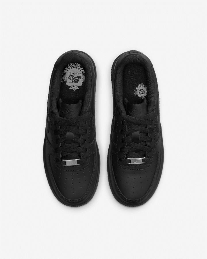 Zapatillas Nike Air Force 1 LE Kids Niño Negras | VGATF-4268