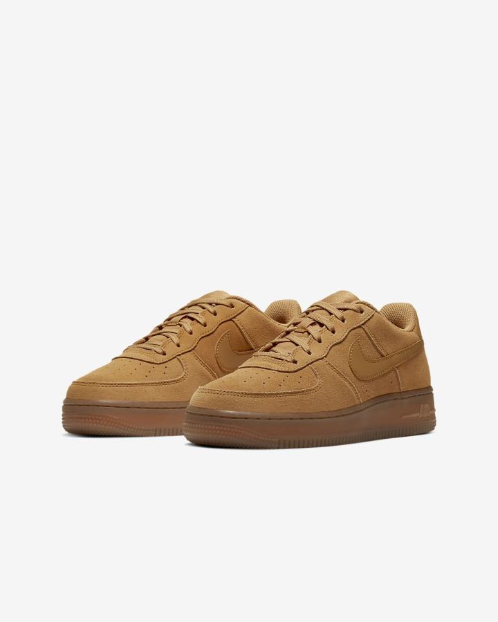 Zapatillas Nike Air Force 1 LV8 3 Kids Niño Marrones Marrones Claro | OGEBN-2538