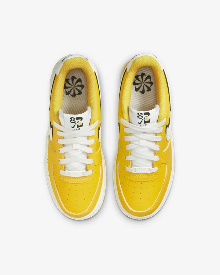 Zapatillas Nike Air Force 1 LV8 Kids Niño Amarillo Negras Amarillo | MOPJN-5071