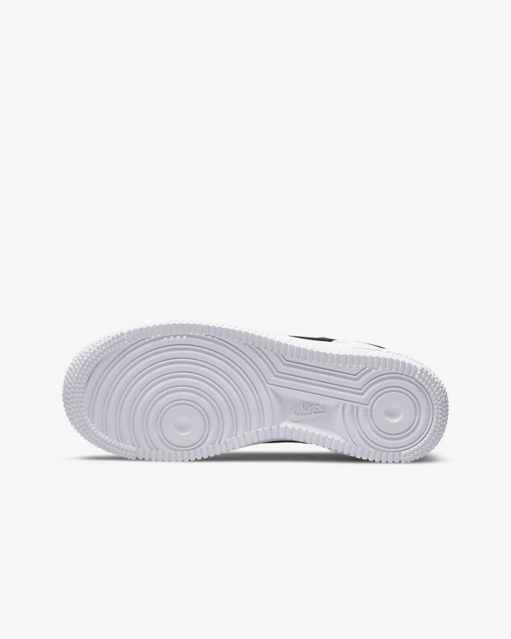 Zapatillas Nike Air Force 1 LV8 Kids Niño Blancas Negras | NXCSU-8620
