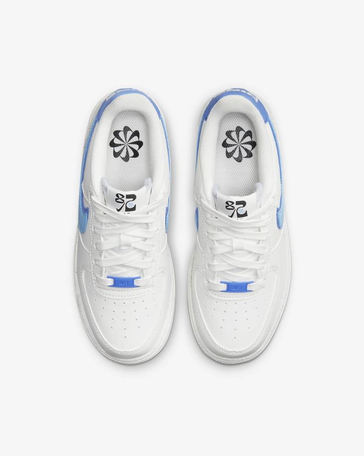 Zapatillas Nike Air Force 1 LV8 Kids Niño Azules Negras Azules | SFBGP-4293