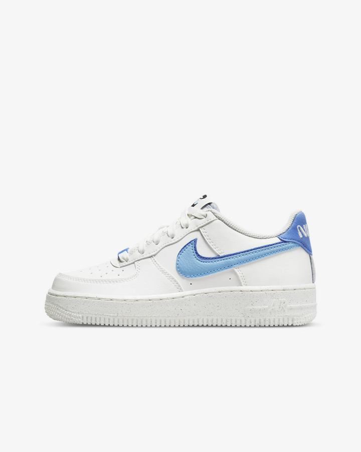 Zapatillas Nike Air Force 1 LV8 Kids Niño Azules Negras Azules | SFBGP-4293