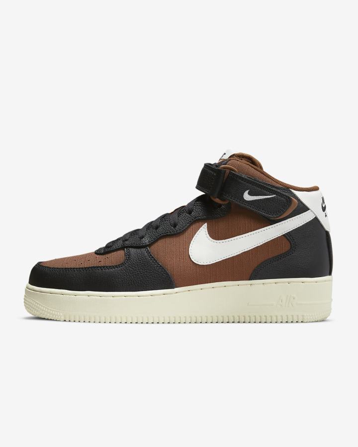 Zapatillas Nike Air Force 1 Mid \'07 LX Hombre Naranjas | ZMLEY-5749