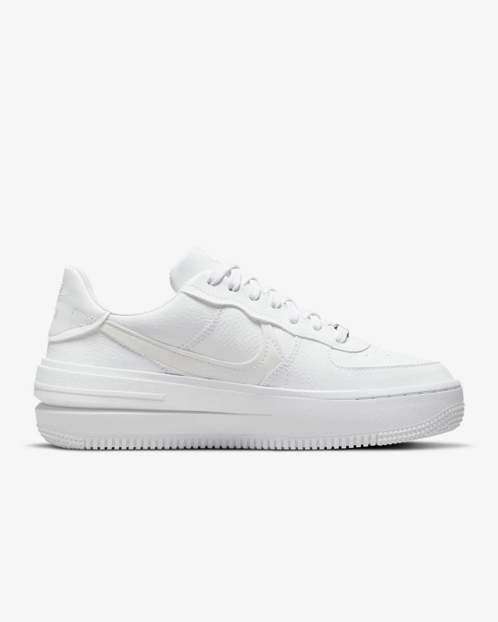 Zapatillas Nike Air Force 1 PLT.AF.ORM Mujer Blancas | BODNG-0745