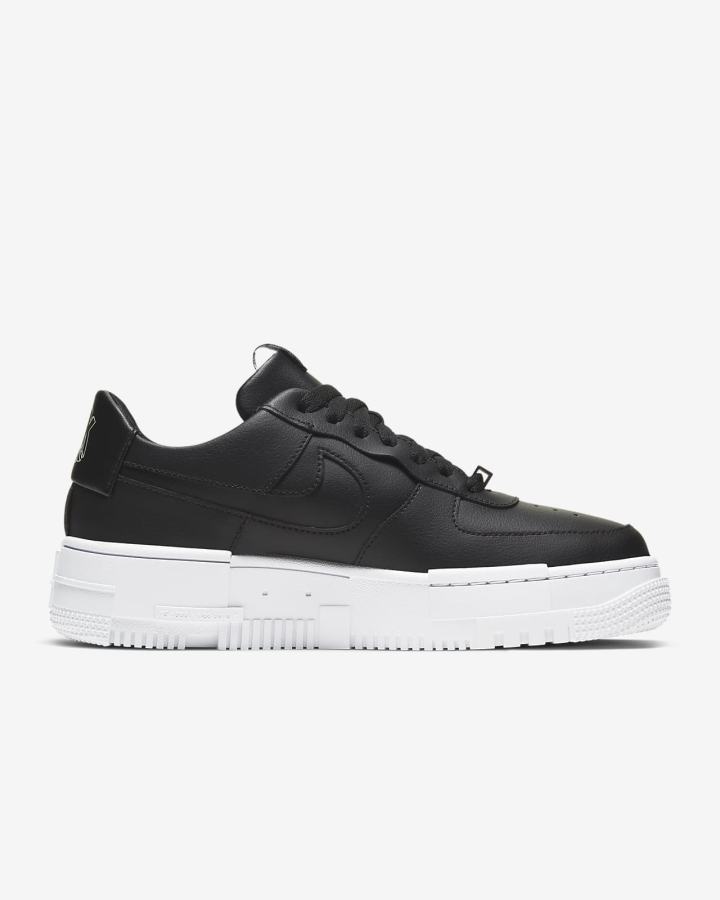 Zapatillas Nike Air Force 1 Pixel Mujer Negras Blancas Negras | ULODP-7410