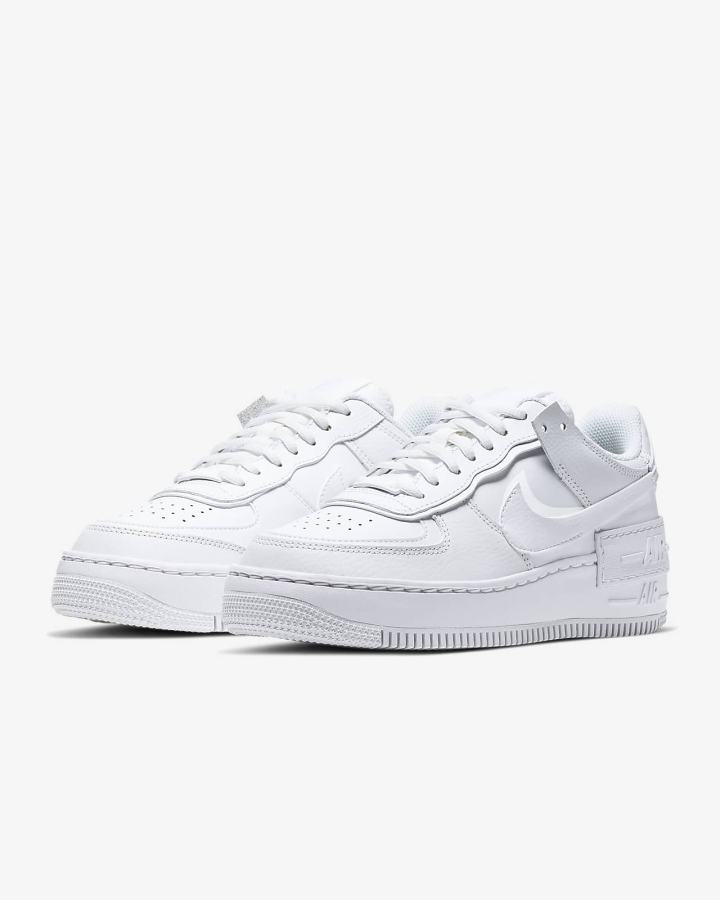 Zapatillas Nike Air Force 1 Shadow Mujer Blancas | GAYNZ-7384