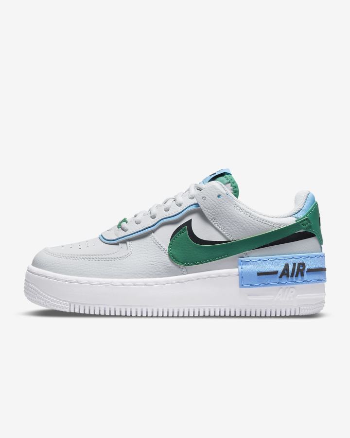 Zapatillas Nike Air Force 1 Shadow Mujer Negras Azules | HOTRA-0536