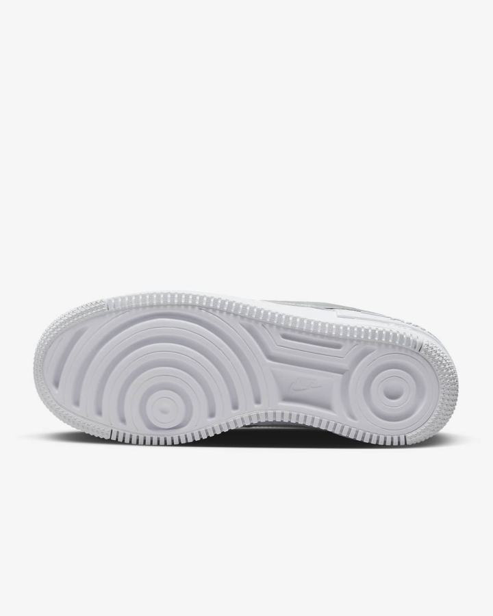 Zapatillas Nike Air Force 1 Shadow Mujer Blancas Plateadas Azules Metal Plateadas | PUDJW-7354