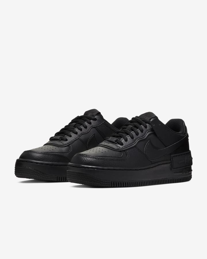 Zapatillas Nike Air Force 1 Shadow Mujer Negras | QFPIO-8694