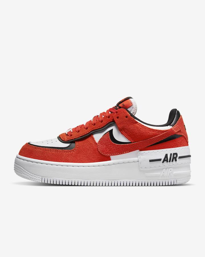 Zapatillas Nike Air Force 1 Shadow Mujer Naranjas Blancas Negras | TXLFP-4683