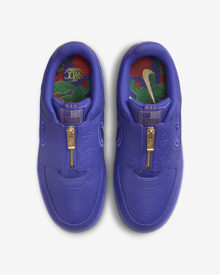 Zapatillas Nike Air Force 1 x Serena Williams Design Crew Mujer Metal Doradas | KAXJT-0179