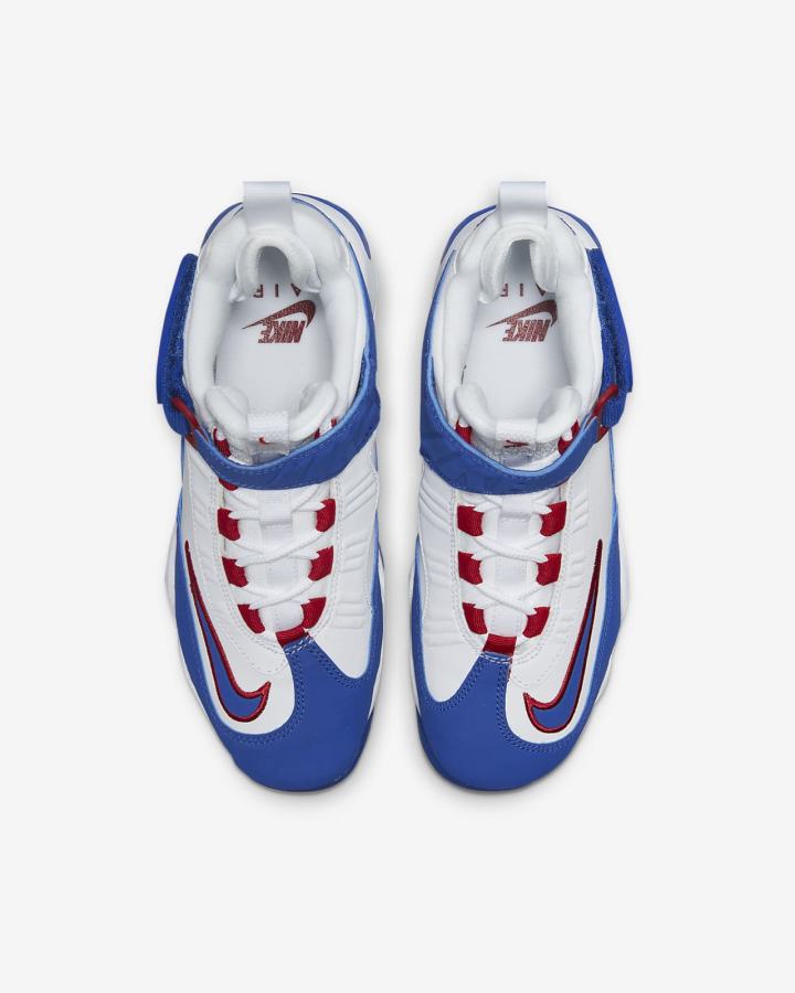 Zapatillas Nike Air Griffey Max 1 Kids Niño Blancas Rojas Azul Real | QVTMG-2865