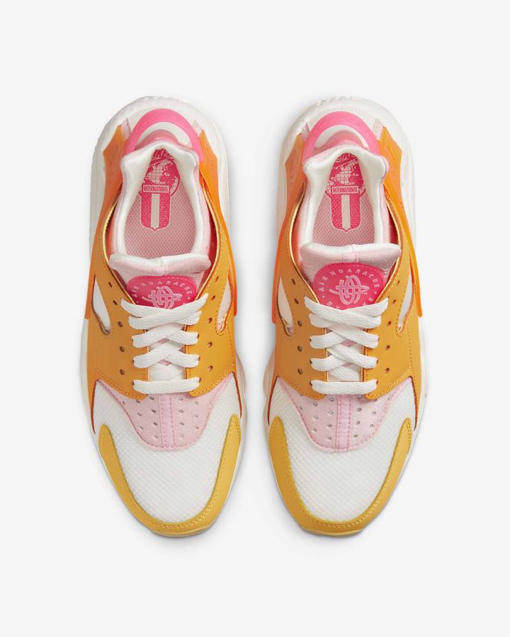 Zapatillas Nike Air Huarache Mujer Blancas Rosas | DIVPW-3847