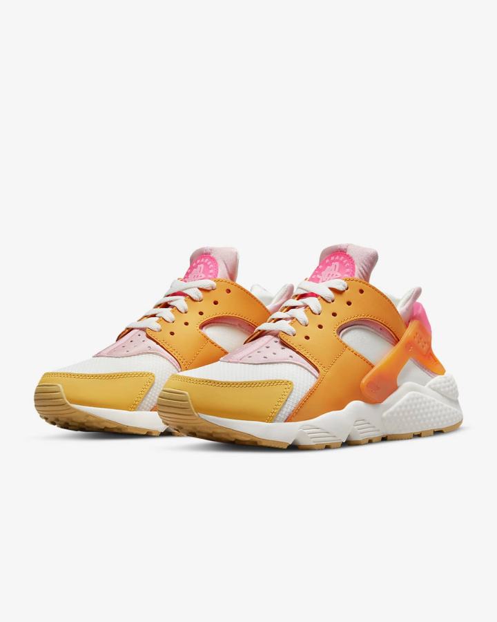 Zapatillas Nike Air Huarache Mujer Blancas Rosas | DIVPW-3847