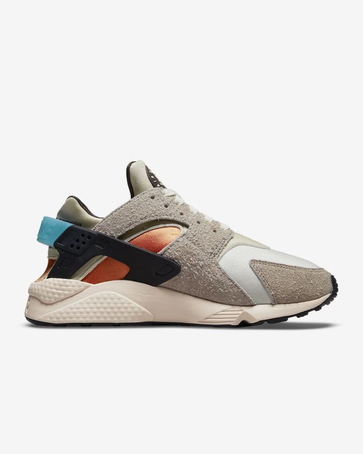 Zapatillas Nike Air Huarache Mujer Kaki Azules | SIAHF-9564